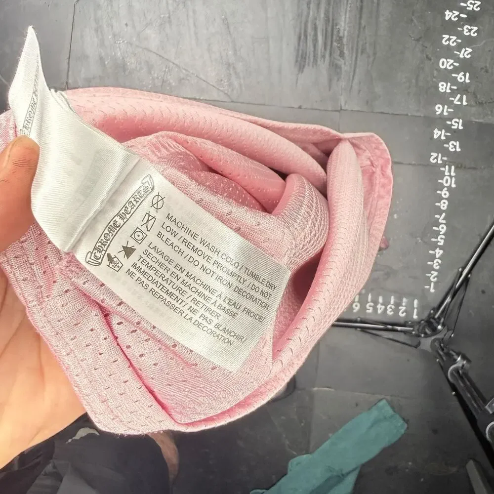 Chrome Hearts Pink 'Love You' Mesh Warm-Up Long Sleeve Jersey - Picture 8 of 8